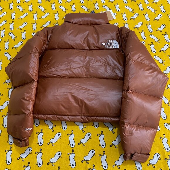 The North Face Short Down Jacket Women's Brown - Picture 2 of 10